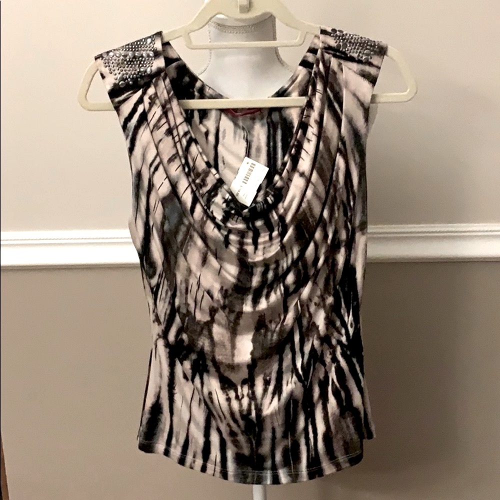 Velvet brand embellished tank